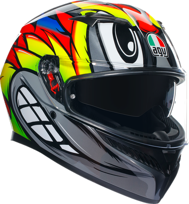 AGV K3 Birdy 2.0 Helmet Gray/Yellow/Red Large 2118381004012L