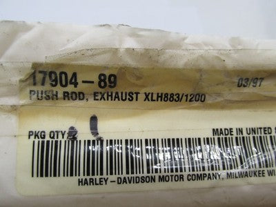 Harley Davidson Genuine NOS Exhaust XLH883/1200 Push Rod 17904-89
