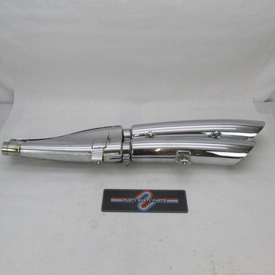 Harley OEM 02-07 V-Rod VRSC Chrome Exhaust Midpipe & Mufflers 65151-01