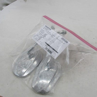 Pair of Harley OEM Chrome Short-Stem Tapered Mirrors 91845-03B 91840-0