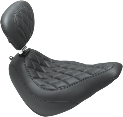 Mustang Wide Tripper Solo Seat Black Diamond 83046