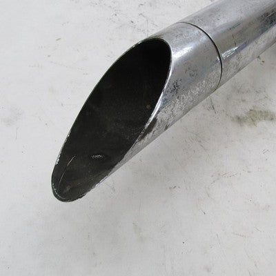 Harley Vance & Hines Chrome Straight Shots Exhaust Muffler Pipe w/ Mou