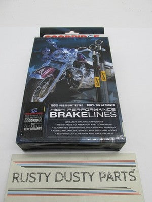 Goodridge NOS Harley Touring ABS Brake Line Kit Plus 6" HD82132-C+6 |