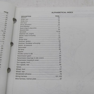 Harley-Davidson Official Factory 2004 Dyna Police Models Parts Catalog