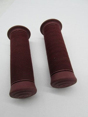 Biltwell NOS Harley Davidson Pair Kung Fu Grips 1" Oxblood 6701-0301