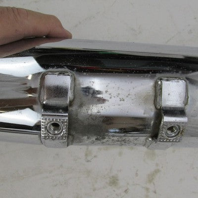 Pair of Harley Davidson Genuine Chrome Mufflers Exhaust Pipes 65539-95