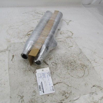 Pair of Harley OEM Chrome Front and Rear Mufflers Dyna 08-17 64987-08