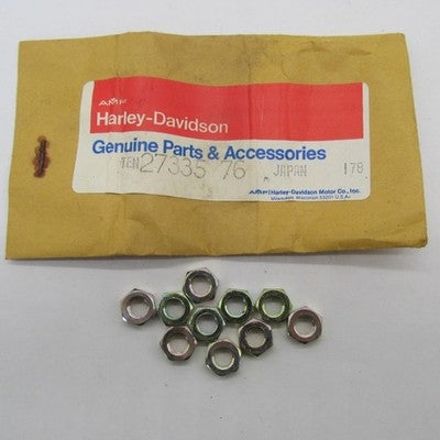 Lot of 10 Harley Davidson OEM Throttle Lever Nuts 76-89 FL FX 76-87 X
