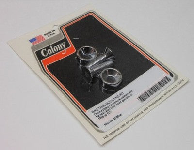 Colony Gas Tank Mounting Hardware Kit Flat Head Allen-Style with Washe