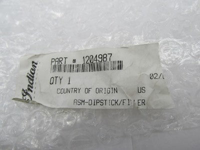 Indian Genuine OEM NOS Dipstick and Filler Assembly 1204987