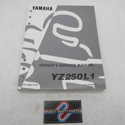 Yamaha YZ250 Owners Service Manual Operator Guide LIT-11626-12-34 5CU