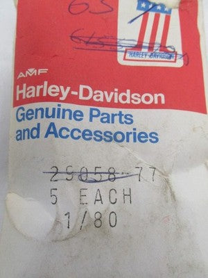 Lot of 4 Harley Davidson Genuine NOS Oil screen Plugs 657