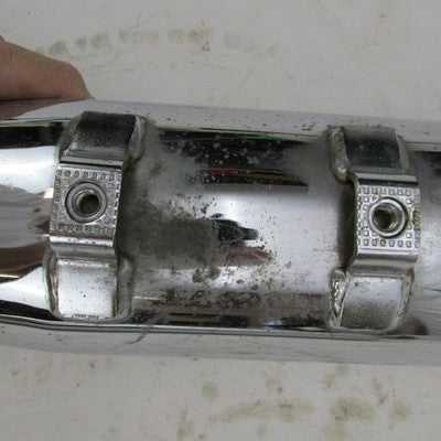 Pair of Harley Davidson Genuine Chrome Mufflers Exhaust Pipes 65539-95