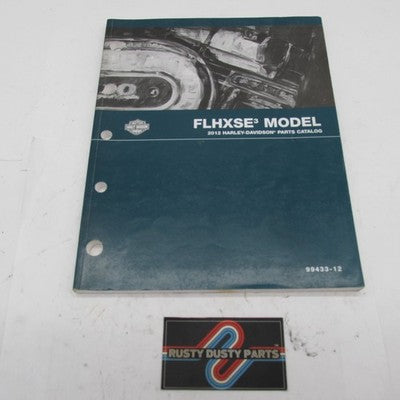 Harley-Davidson Official Factory 2012 FLHXSE3 Model Parts Catalog 9943