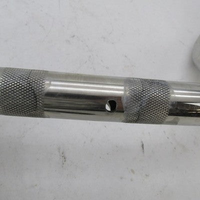 Harley OEM 1.25" Fat Mini Ape Hanger 10" Rise Chrome Drilled Handlebar