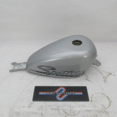 Harley OEM 10-21 Sportster Forty-Eight XL1200X EFI Gas Fuel Tank Silve