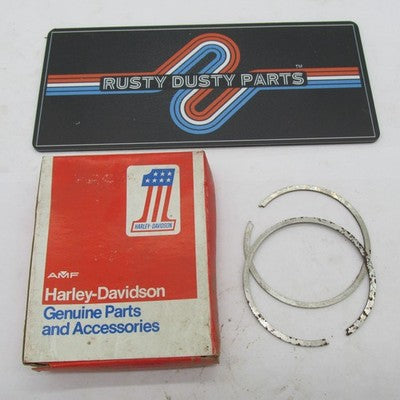 Harley OEM NOS AMF 1975 SX250/SS250 Standard Piston Ring Set 22410-75