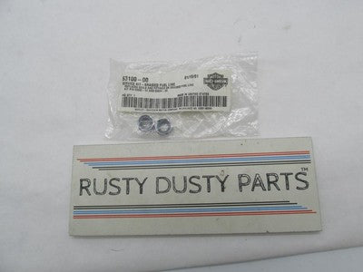 Harley-Davidson Genuine NOS Braided Fuel Line Service Kit 63100-00