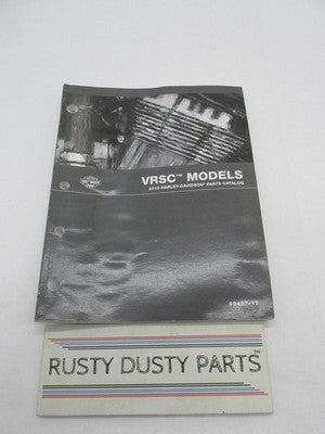 Harley Davidson Official Factory 2012 VRSC V-Rod Models Parts Catalog