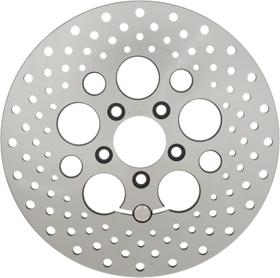 Drag Specialties Stainless Steel Drilled Brake Rotors 11.5" Rear 1710-