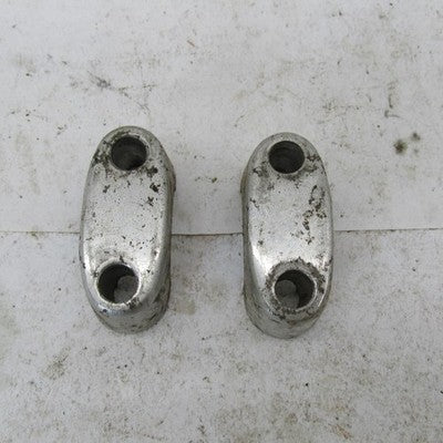 Pair of Triumph BSA Front Fork Leg Axle Caps
