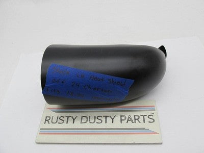 Indian 17-21 OEM Chief Chieftain Exhaust Heat Shield Left BLACK 126239