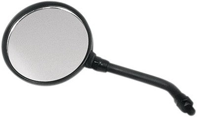 Emgo Universal Round Mirror 5in. Short Stem - 10mm Thread - Either 20-