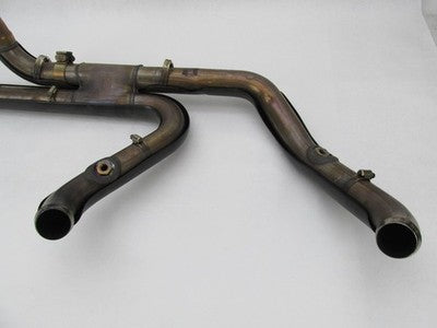 Harley Davidson Touring 95-08 Custom Race Straight Black Exhaust Heade