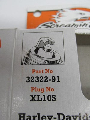 Harley Davidson Genuine NOS Screamin' Eagle XL10S Spark Plugs 32322-91