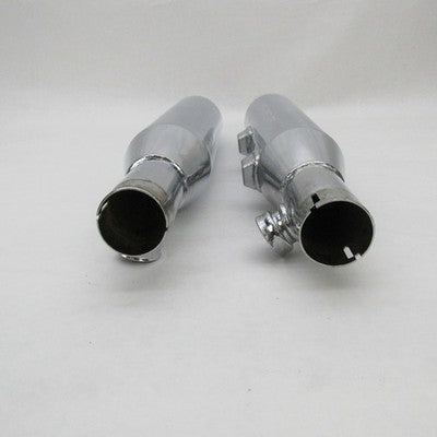 Harley OEM Chrome Front Exhaust Pipe Muffler Slip On Silencer 04-13 64