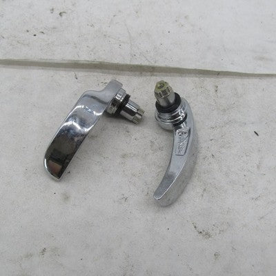 Pair of Harley OEM 14-23 Touring Chrome Saddlebag Latches 90200902 902