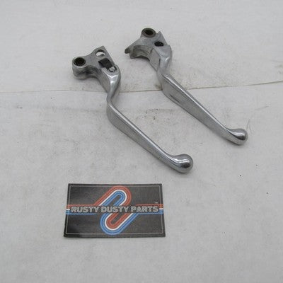 Pair Harley OEM Chrome Clutch Hand/Front Brake Levers 96-07 45016-96 4