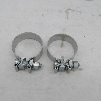 Pair of Harley Davidson OEM 1.75" Exhaust Muffler Clamps 65296-95