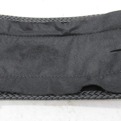 Mustang Harley 15" x 5" Studded Black Vinyl Fender Bib