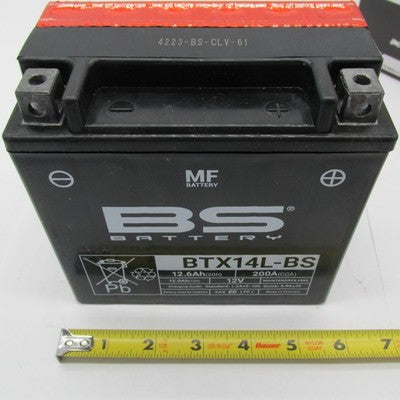 BS Battery NIB 12V 12Ah 200CCA Maintenance Free Battery BTX14L-BS