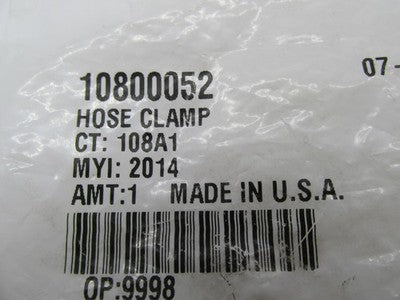 LOT of 5 Harley-Davidson Geniune OEM NOS Coolant Hose Clamps 10800052