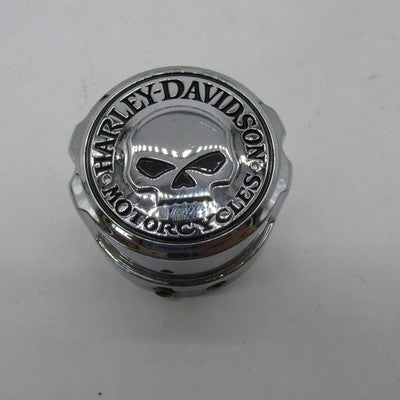Lot of 4 Harley Davidson Genuine Willie G Axle Nut Covers Front and Re