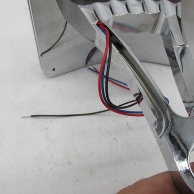 HD Drag Specialties Tail Light Side Mount Diamond Curved 00-07 Softail