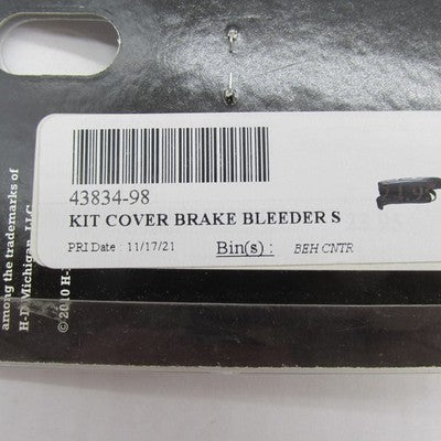 Harley Davidson Genuine NOS Pair Brake Valve Bleeder Screw Covers 4383