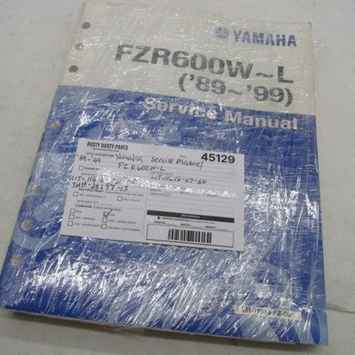 Yamaha FZR600W-L 89-99 OEM Service Manual LIT-11616-FZ-00 3HH-28197-13