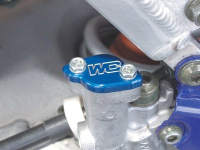 Works Connection Rear Master Cylinder Cover Blue 21-700