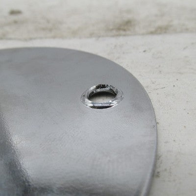 Harley Davidson 3-3/4" 3.75" Chrome 3-Hole Timing Points Cover Round P