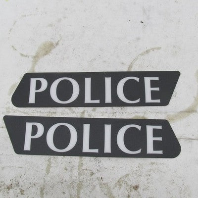 Pair of Harley OEM NOS Police Saddlebag Latch Cover Decals 14274-93 14