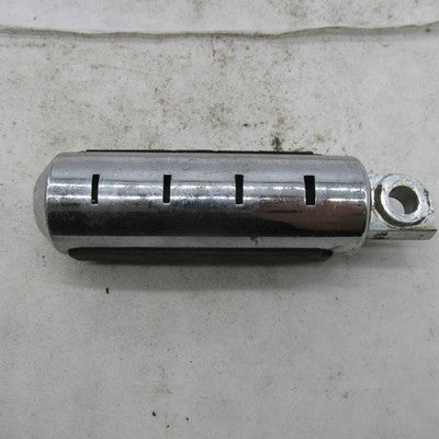 Pair of Harley-Davidson OEM Large Rubber + Chrome Custom Footpegs 5091