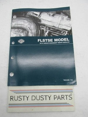 Harley-Davidson Official Factory 2010 FLSTSE Models Parts Catalog 9945