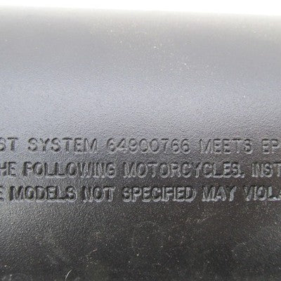 Pair of Harley Davidson OEM Stock Slip-on Mufflers Tring FLHXS 6490076
