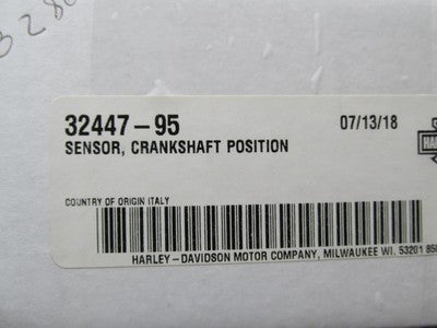 Harley Davidson NOS Genuine OEM Crankshaft Position Sensor 32447-95