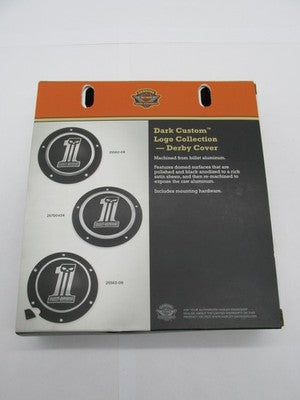 Harley Davidson Genuine NOS Derby Cover Dark Custom Logo Kit 25562-09