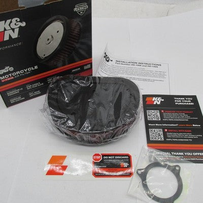K&N NIB '08-'13 Harley Touring & Trike Performance V-Twin Air Filter H
