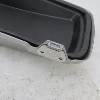 Harley OEM 93-13 Touring Left Saddlebag Lid Pewter Pearl Silver 90606-